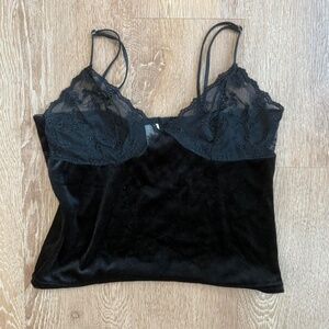 90's Velvet Slip Tank